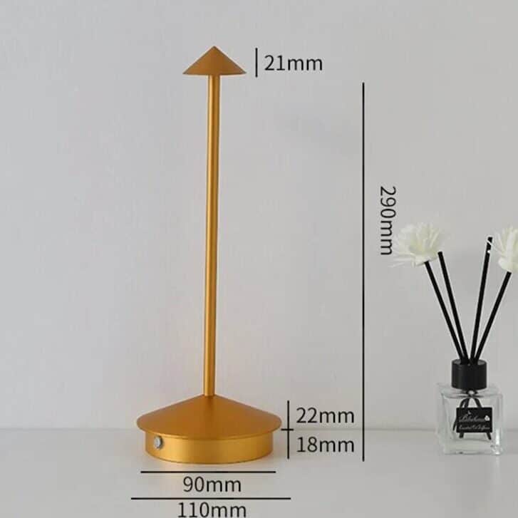 Lampe de table rechargeable style minimaliste moderne