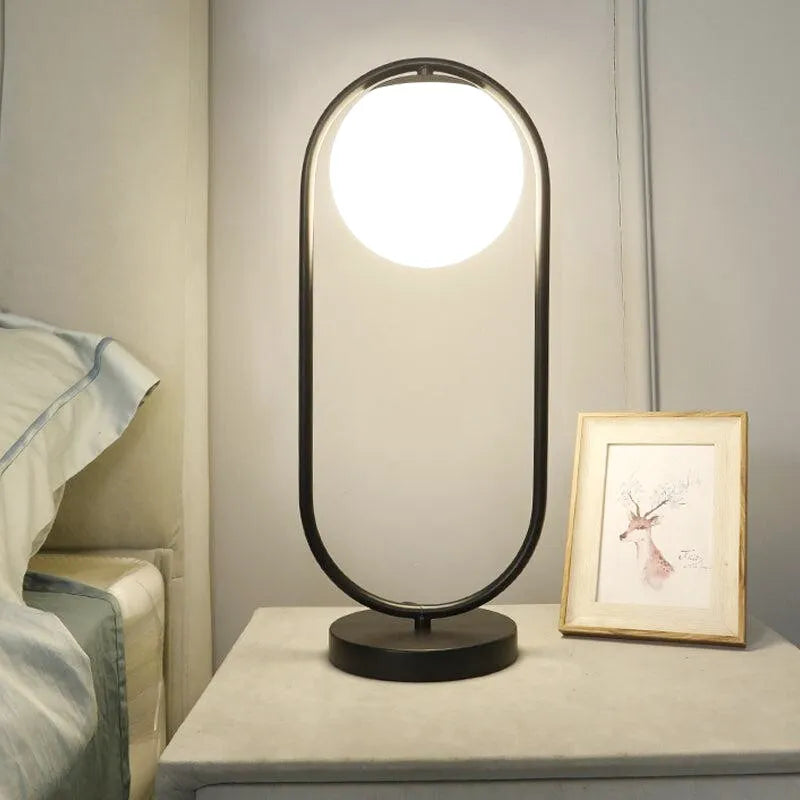 Lampe Métal Doré Boule | Sphère Lumineuse