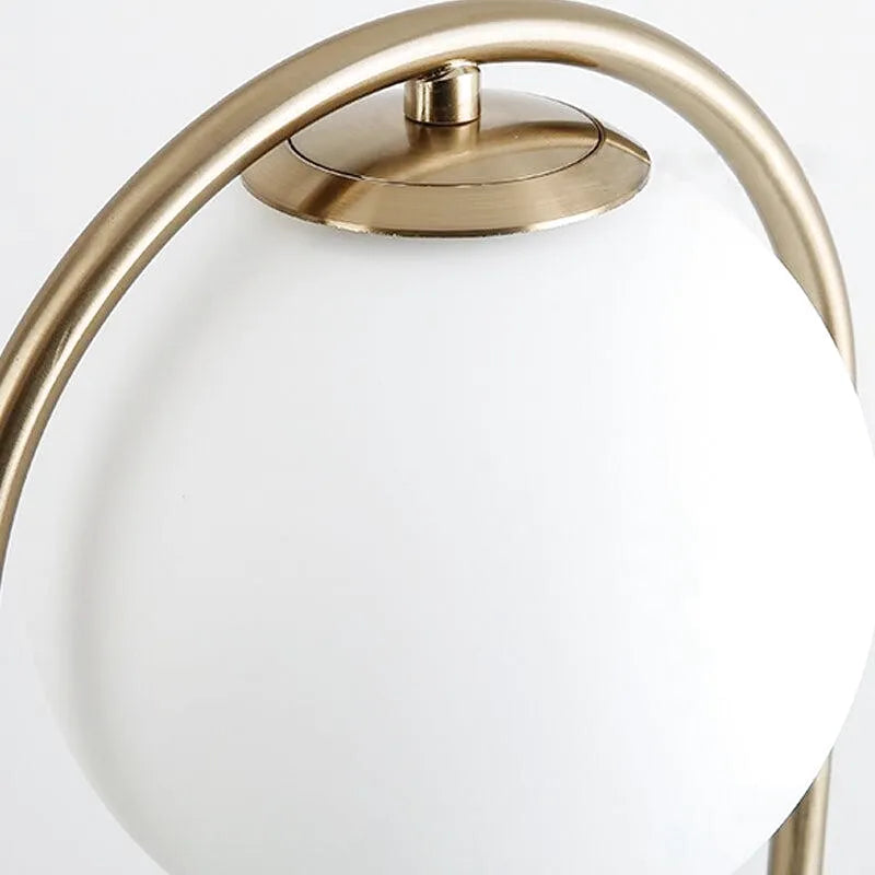 Lampe Métal Doré Boule | Sphère Lumineuse