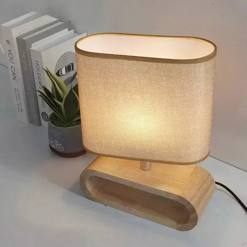 Lampe Nordique en Bois | Halo Lumineux