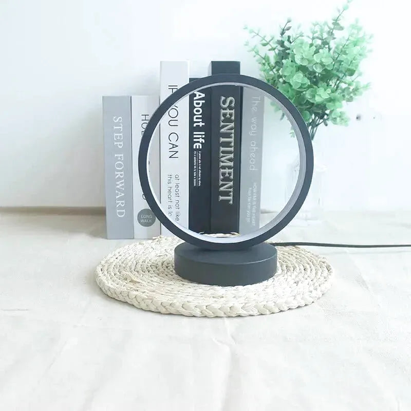 Lampe Ronde LED | Éclat Moderne - Designix Lampe de chevet Rond Variable
