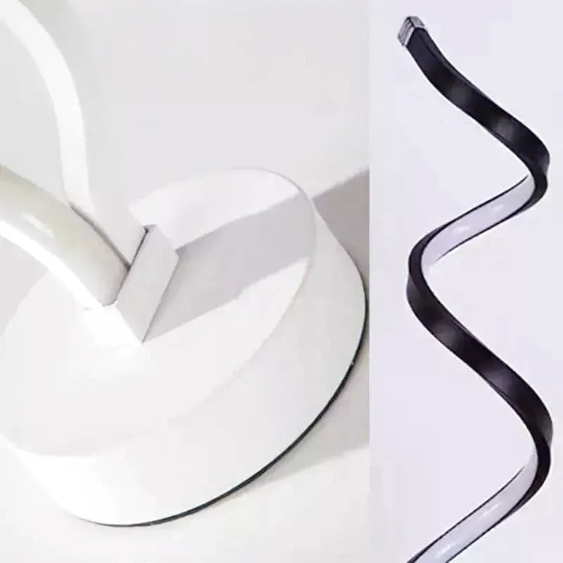 Spiralformet LED-nattlampe