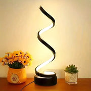 Spiralformet LED-nattlampe