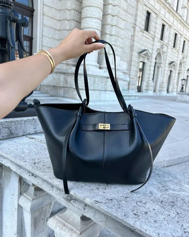 LYRA - Sac à Main Cours - Cuir élégant, spacieux et pratique
