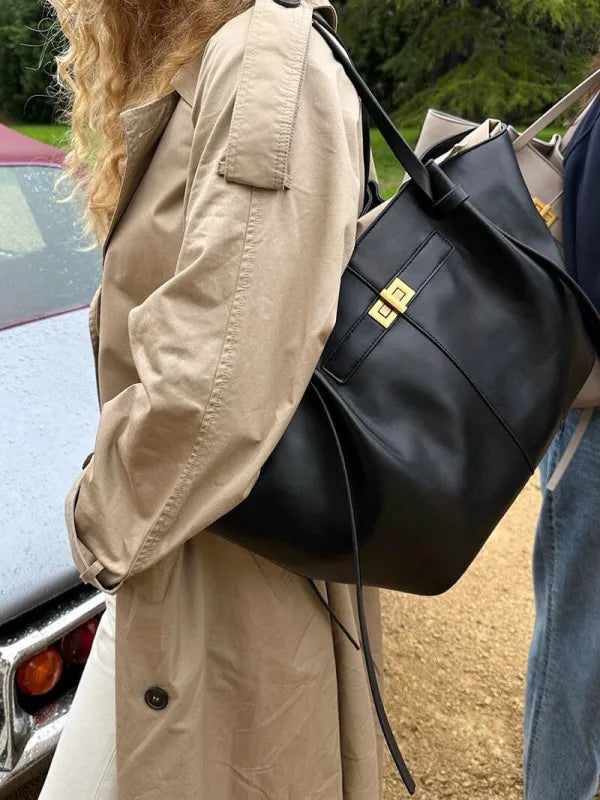 LYRA - Sac à Main Cours - Cuir élégant, spacieux et pratique