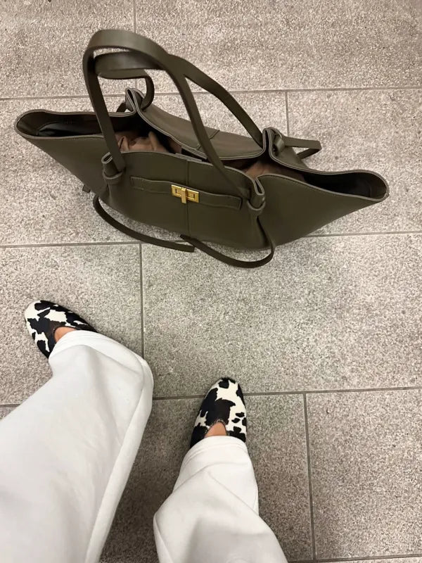 LYRA - Sac à Main Cours - Cuir élégant, spacieux et pratique