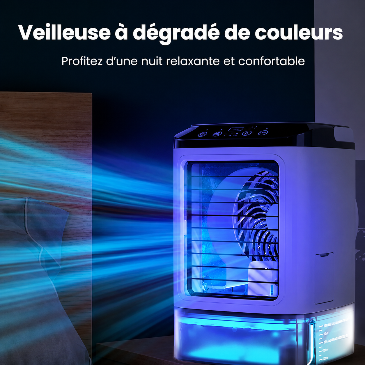 Aerio - Refroidisseur d'air portable 3 Vitesses