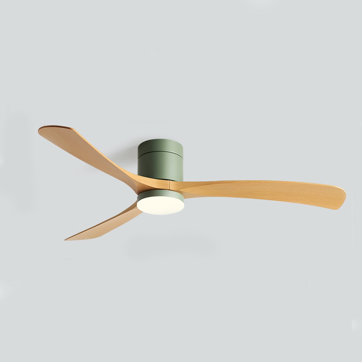 Ventilateur de Plafond Moderne 6 Vitesses avec Rotation Inversée et Éclairage Intégré