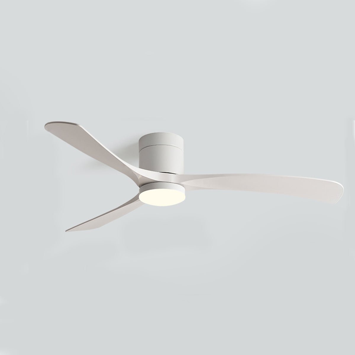 Ventilateur de Plafond Moderne 6 Vitesses avec Rotation Inversée et Éclairage Intégré