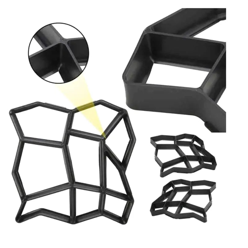 Moule à pavé pour chemin de jardin facile à réaliser