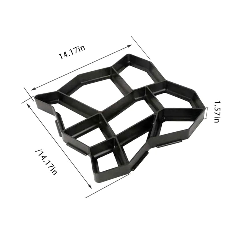 Moule à pavé pour chemin de jardin facile à réaliser