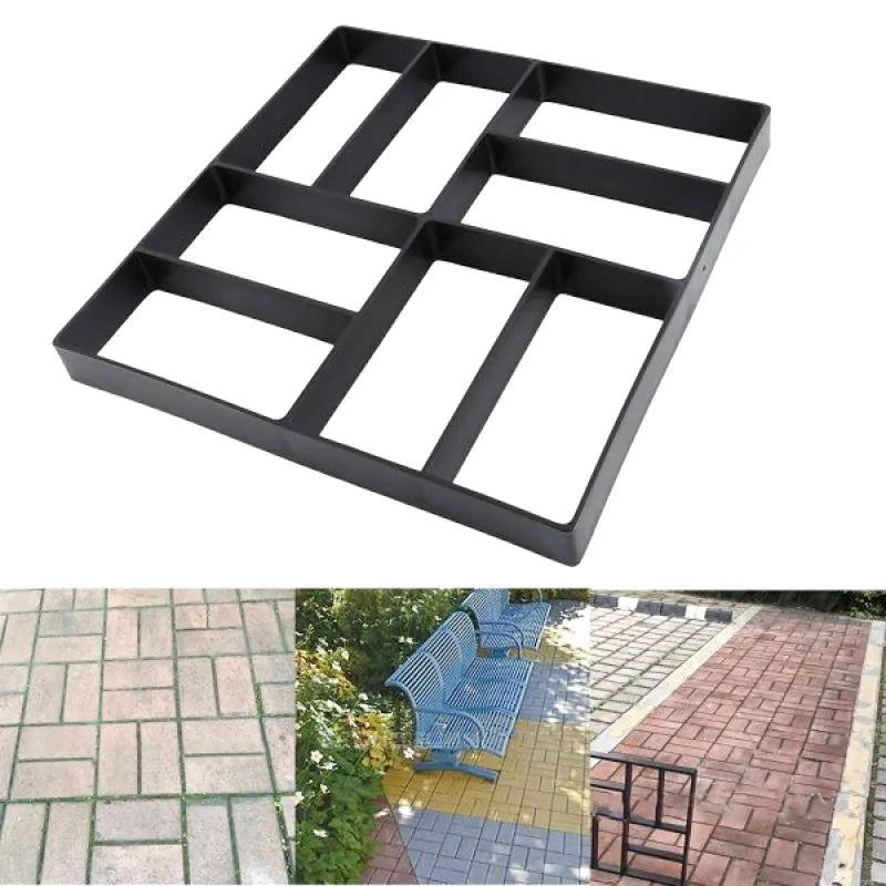 Moule à pavé pour chemin de jardin facile à réaliser