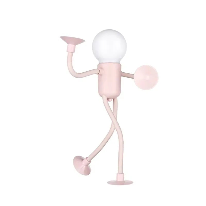 Fleksibel Bordlampe FlexiBuddy Lys – Svart Design med Ventiler og Armer for Kontor og Nattbord