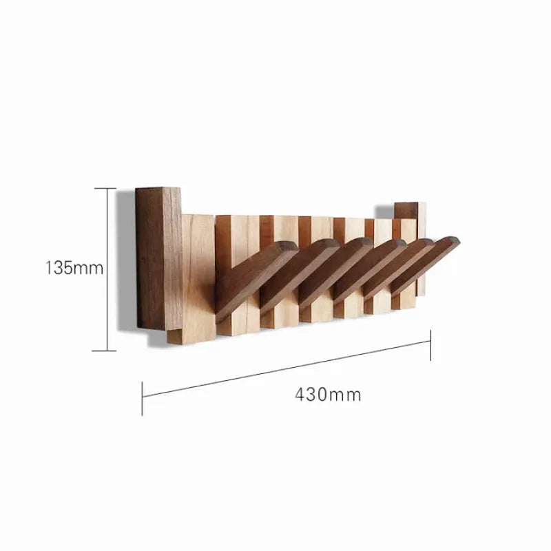 Porte-Manteau en Bois en Forme de Piano