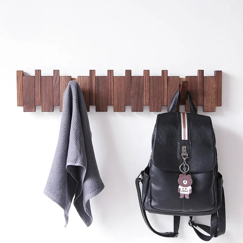 Porte-Manteau en Bois en Forme de Piano