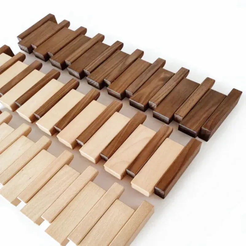 Porte-Manteau en Bois en Forme de Piano
