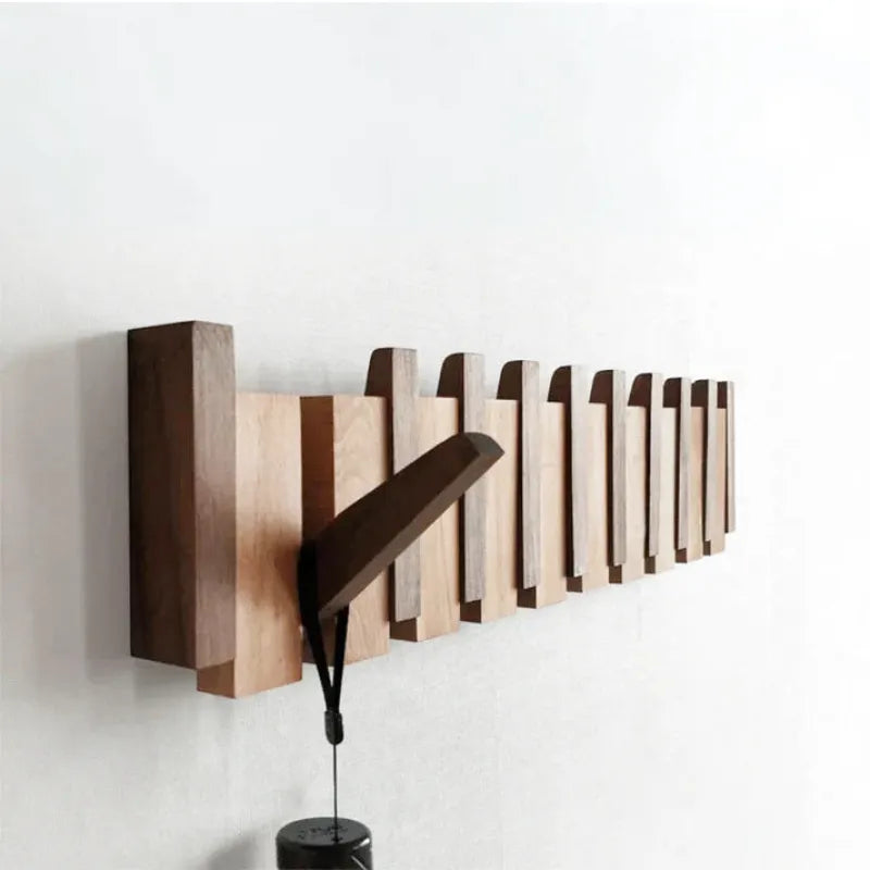 Porte-Manteau en Bois en Forme de Piano