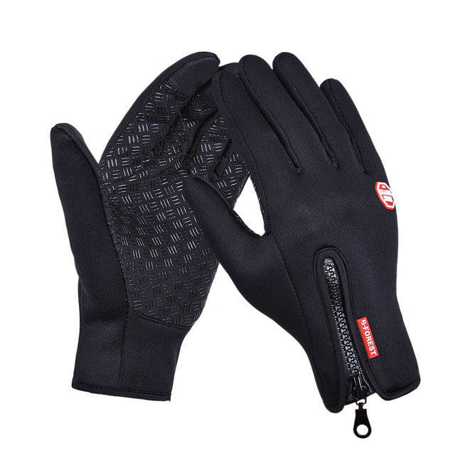 Gants d’hiver isolants, résistants à l’eau et compatibles avec les écrans tactiles, idéals pour la conduite, le vélo, le ski, le camping et la randonnée. Modèle unisexe.