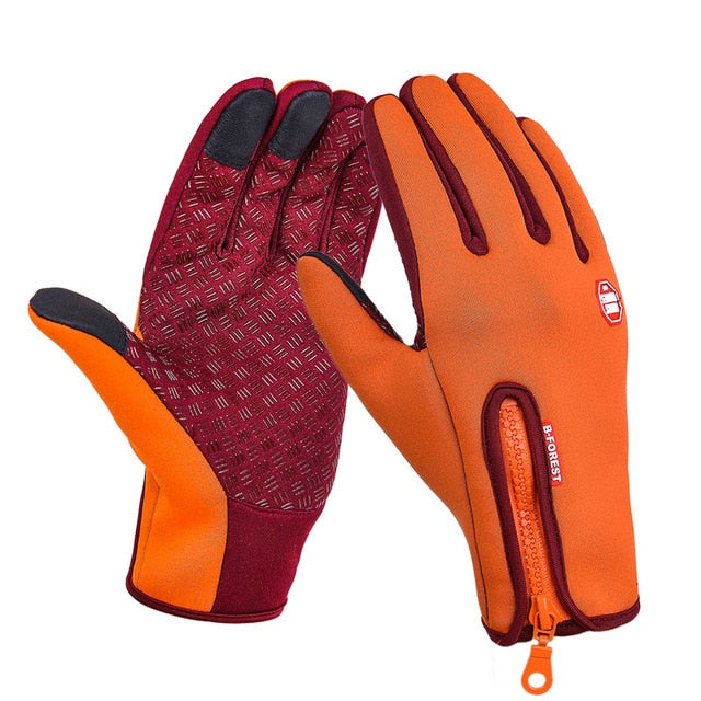 Gants d’hiver isolants, résistants à l’eau et compatibles avec les écrans tactiles, idéals pour la conduite, le vélo, le ski, le camping et la randonnée. Modèle unisexe.