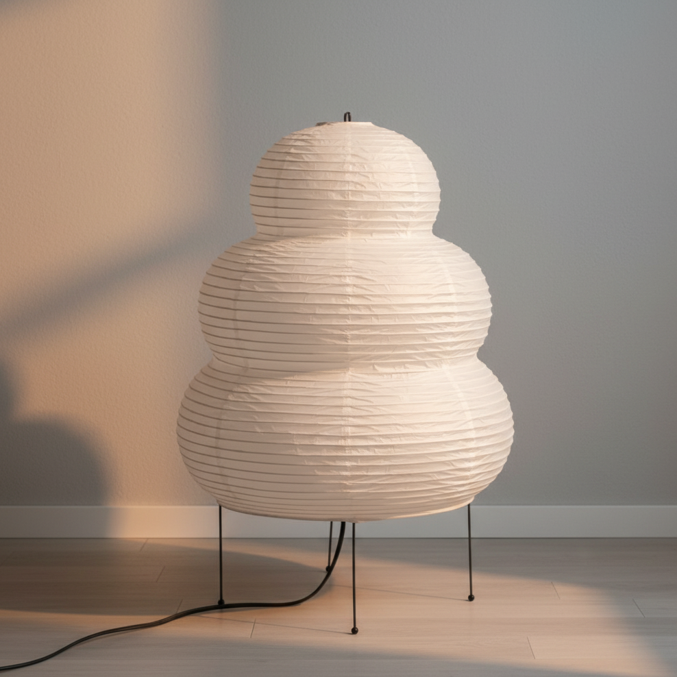 Satori – Japansk-inspirert bordlampe i rispapir