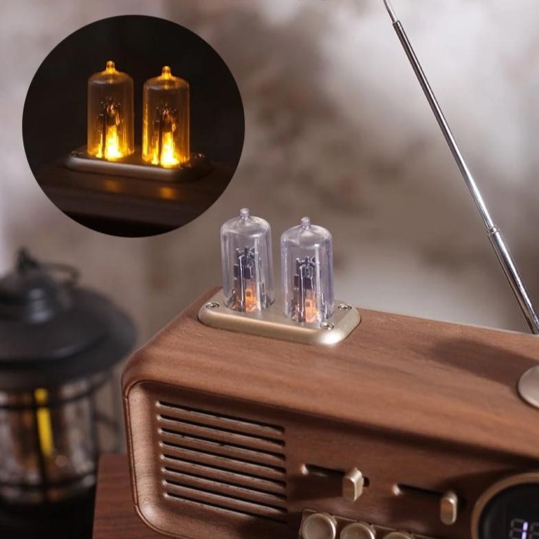 Nostyra™ – Radio Horloge Vintage Bluetooth au Design Rétro Chic