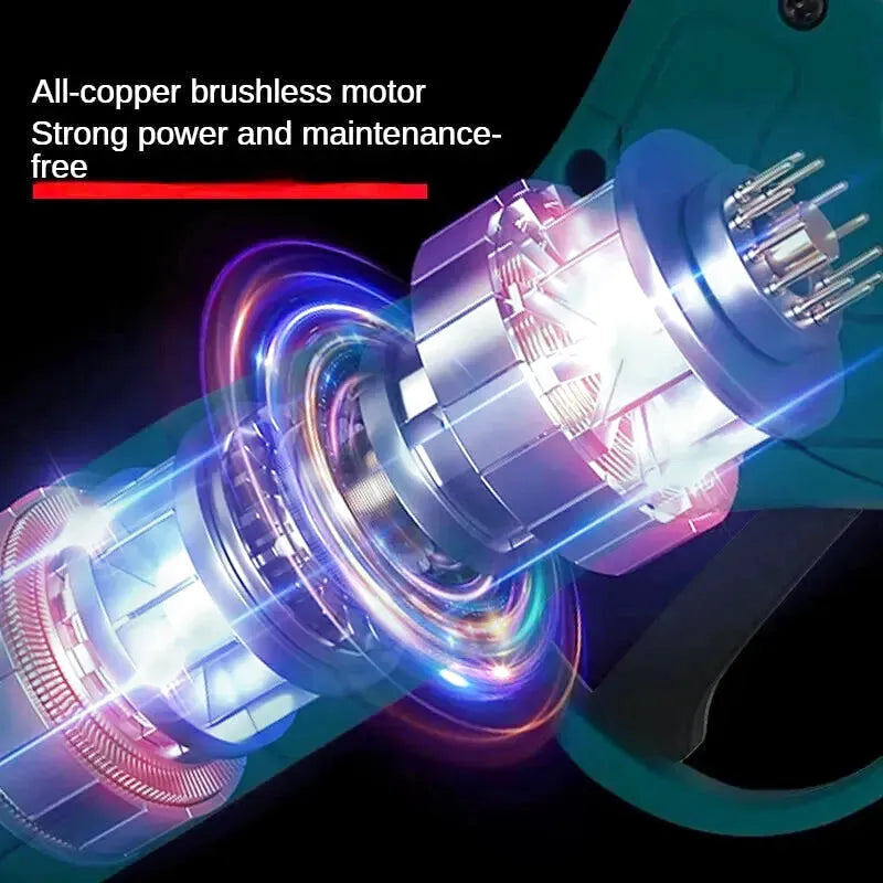 Sécateur électrique sans fil puissant et portable