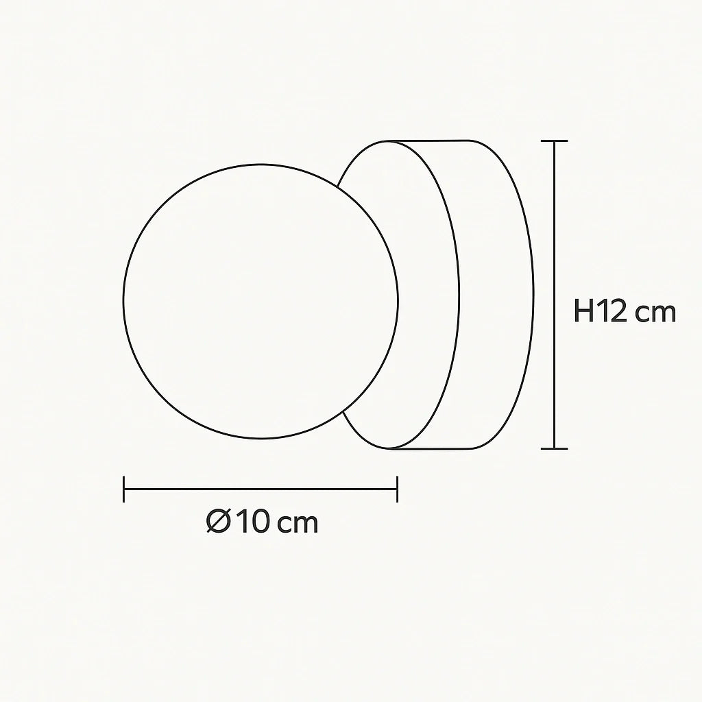 BollaNord - Applique Murale LED Boule Nordique