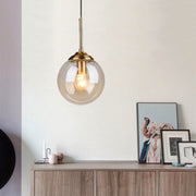 Glasskulependel – Moderne Lampe For Innendørs Dekorasjon Og Stemning