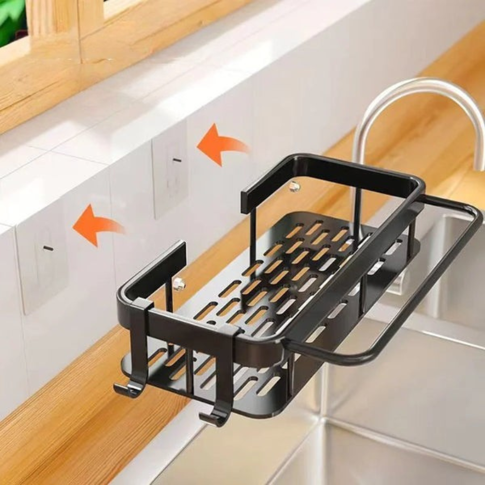 Selvklebende Dusjhylle Premium – Baderomshylle i Aluminium uten Boring “Aquarise”