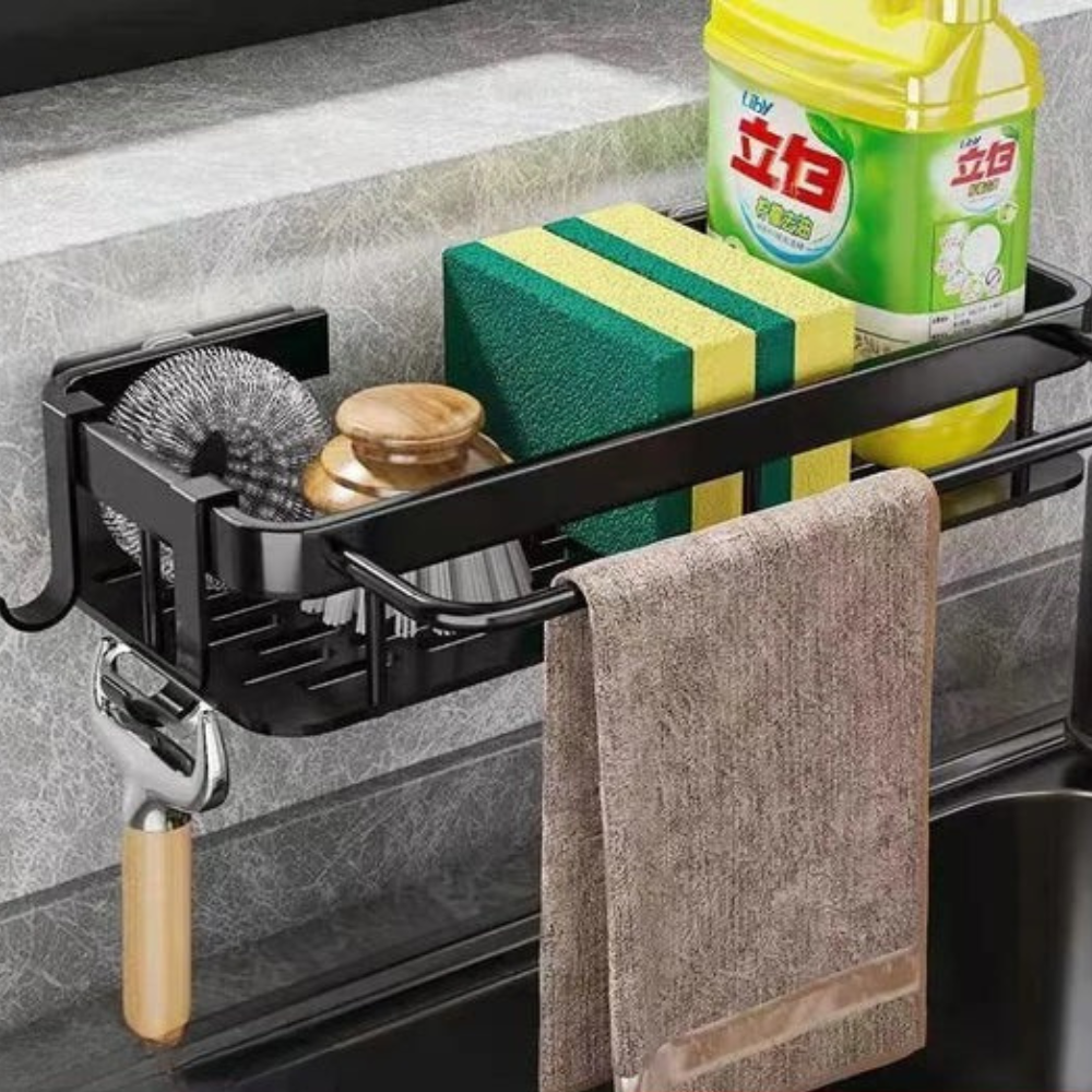 Selvklebende Dusjhylle Premium – Baderomshylle i Aluminium uten Boring “Aquarise”