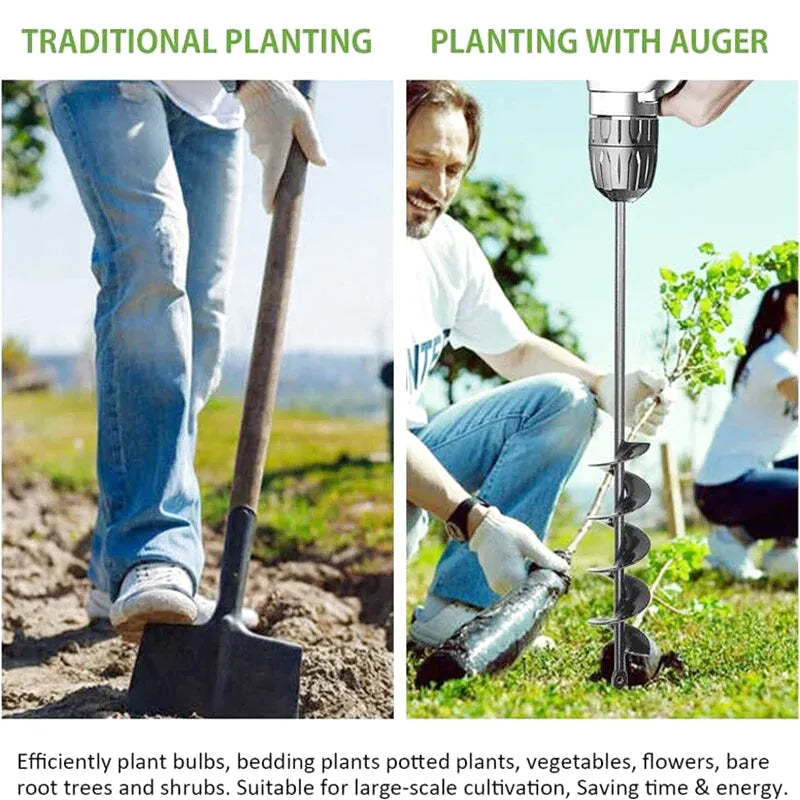 Tarière de jardinage pour une plantation facile