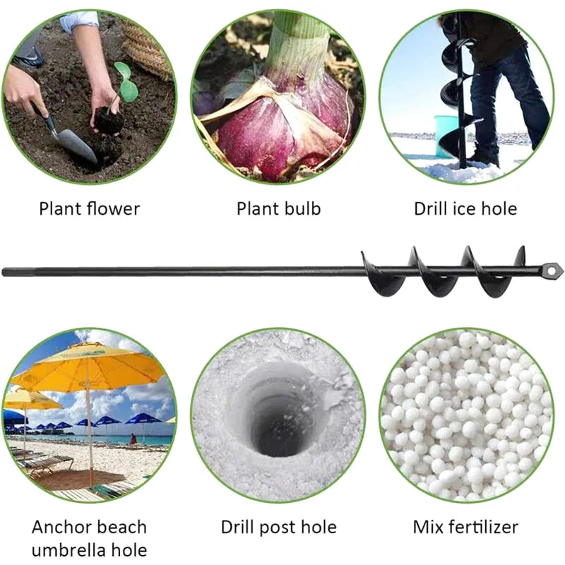 Tarière de jardinage pour une plantation facile