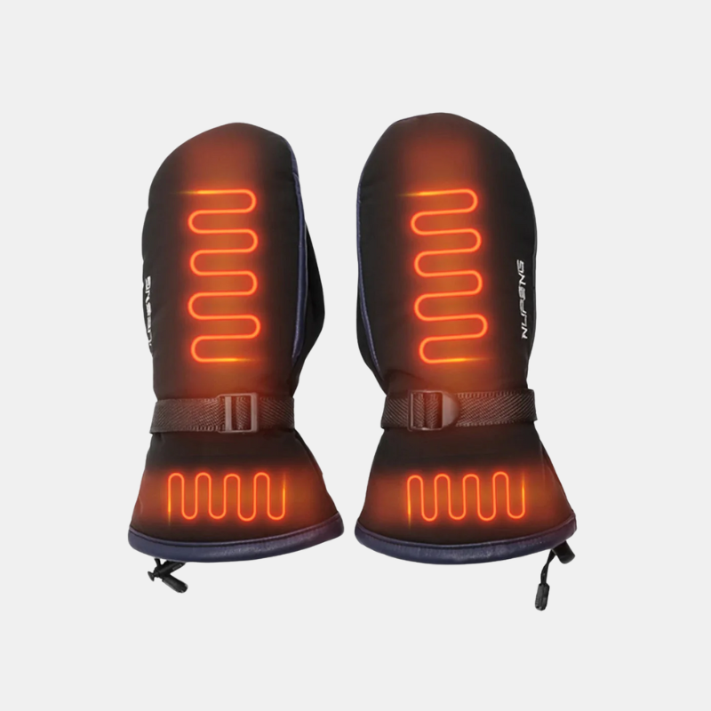 Gants Chauffants Électriques Rechargeables – Chauffage Double Face, Imperméables et USB Pour Ski Gloves Electro Paris Orange Hommes (32cm)
