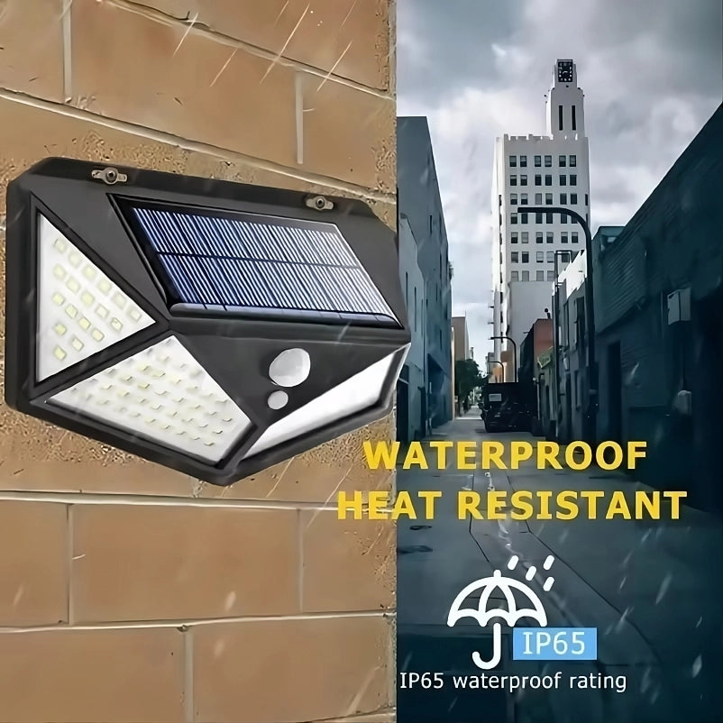 Lampe solaire extérieur LED murale
