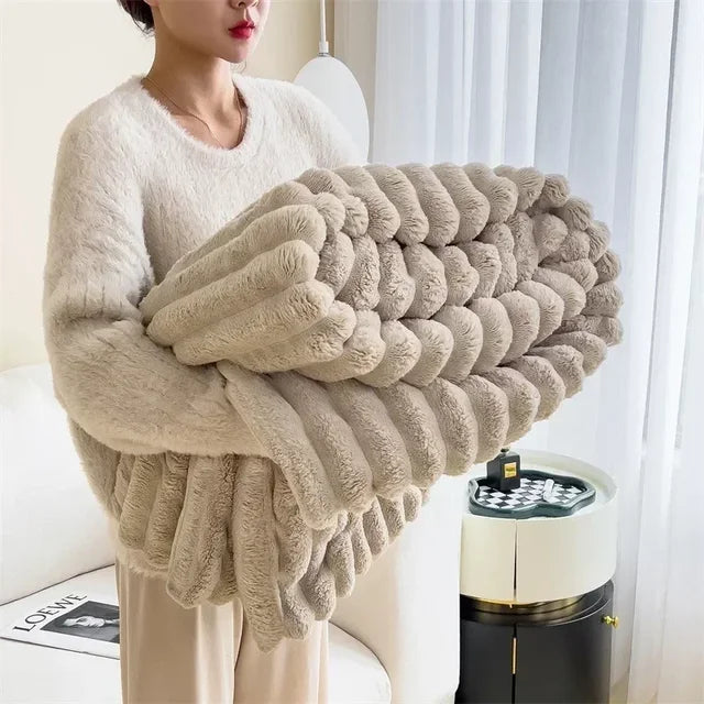 Velouria | Plaid Doux – Chaleur Luxueuse et Confort Ultime Khaki