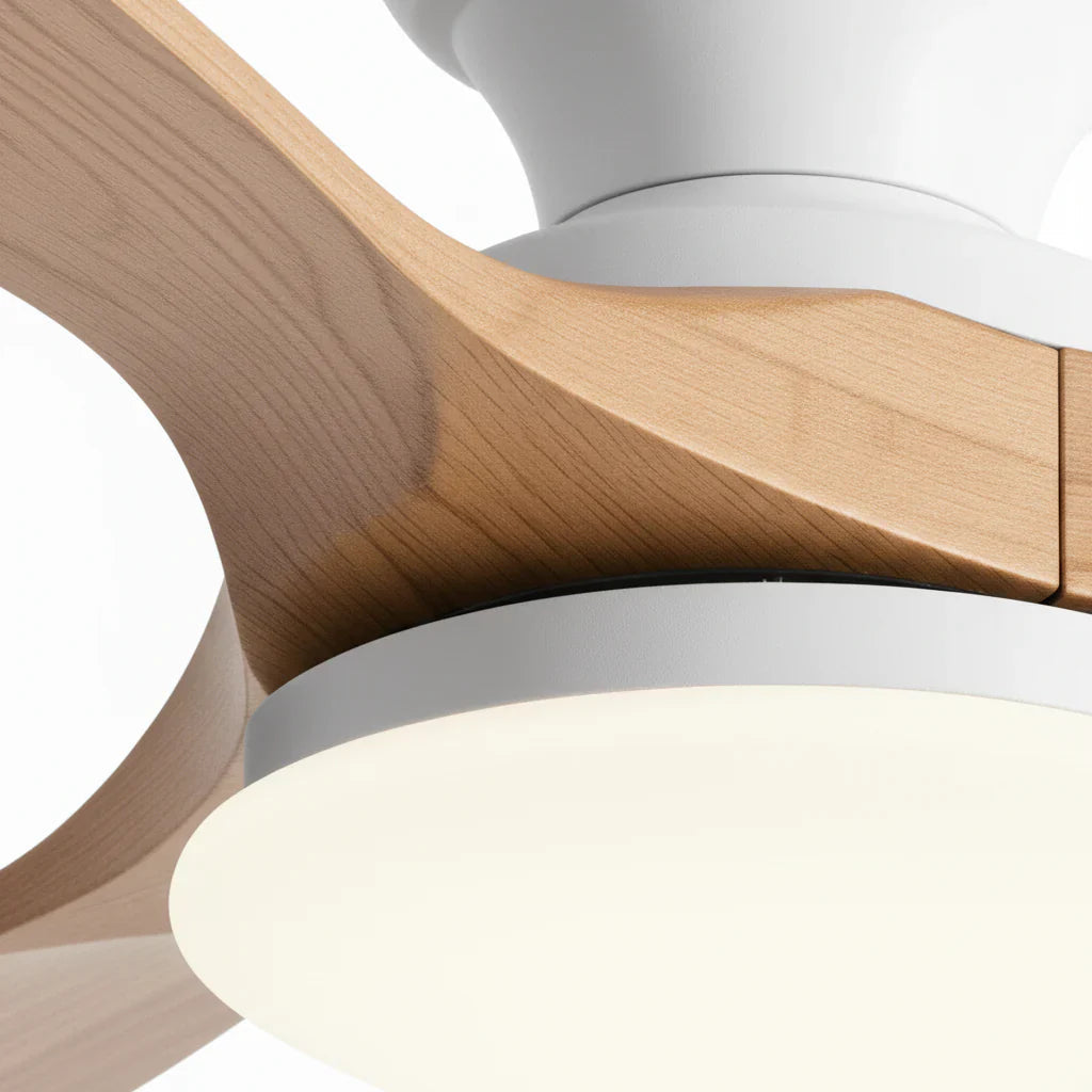 Ivorya | Ventilateur Plafond Bois LED