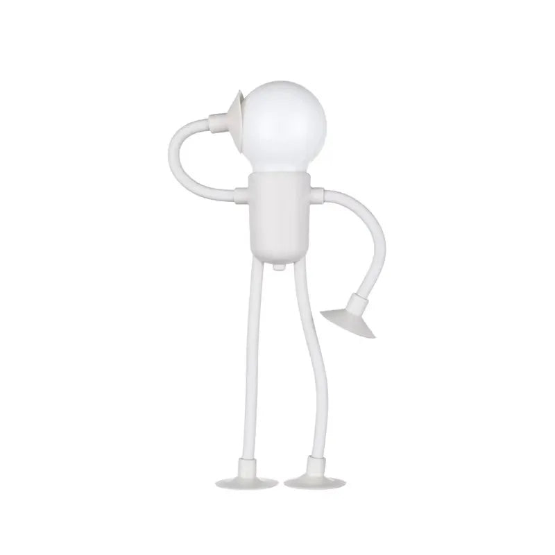 Fleksibel Bordlampe FlexiBuddy Lys – Svart Design med Ventiler og Armer for Kontor og Nattbord